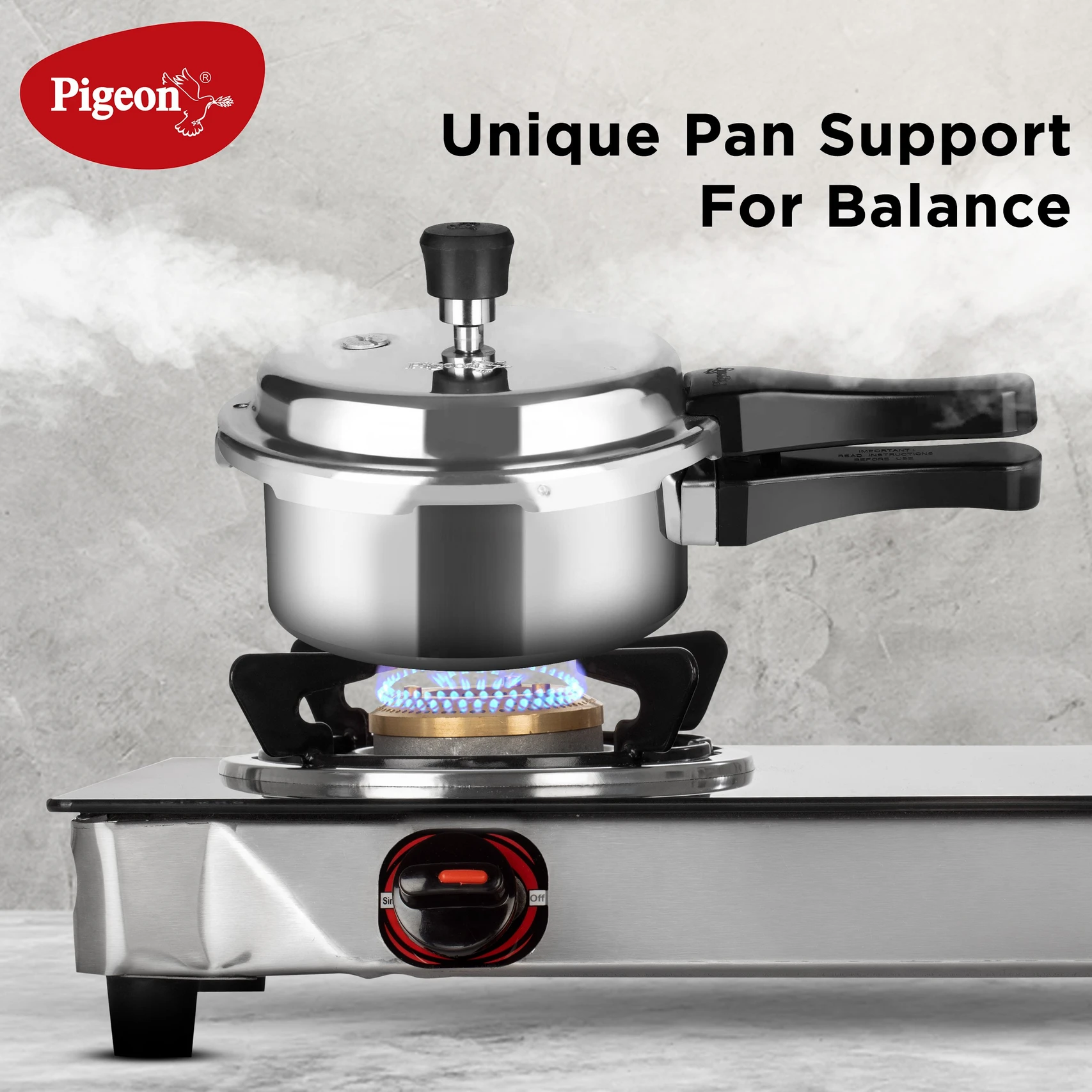 Pigeon Popular Cooktop Glass Manual Gas Stove (2 Burners) - Image 6