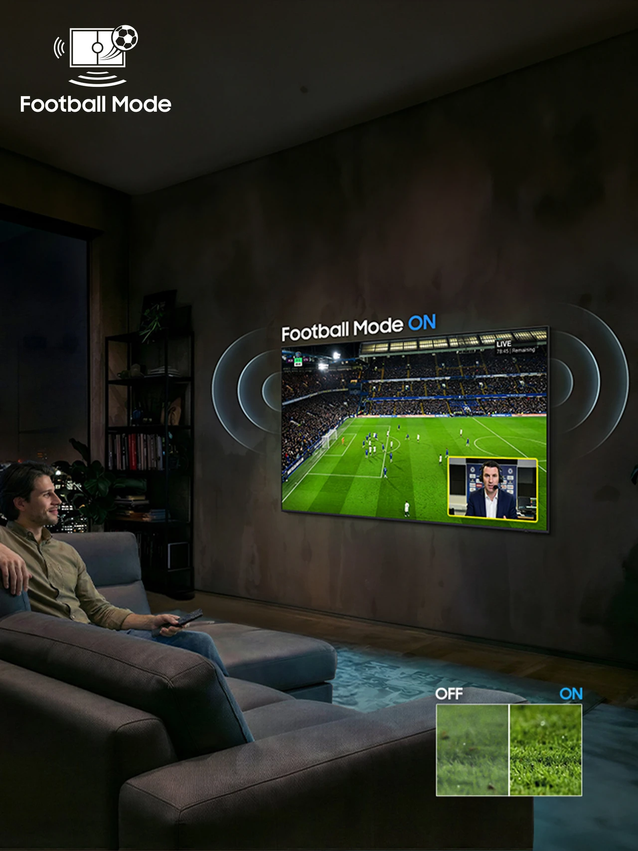 Samsung Crystal 4K Vision AI 108 cm (43 inch) Ultra HD (4K) LED Smart Tizen TV 2026 Edition with 30W Speakers 4K Upscaling HDR 10+ Football Mode Voice Assistance Remote Control PurColor Slim Look Samsung Knox Security 150+ Free Channels (UA43UE84AHULXL) - Image 8