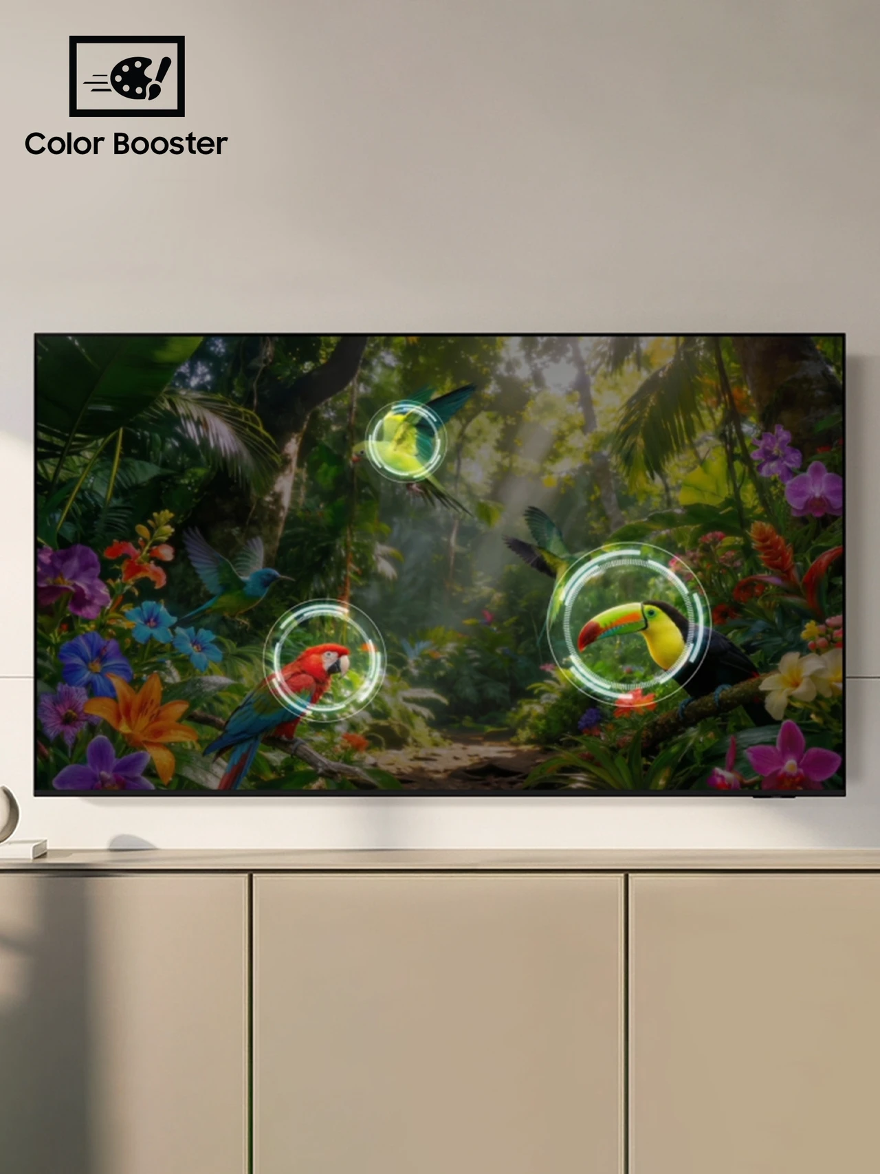 Samsung Crystal 4K Vision AI 108 cm (43 inch) Ultra HD (4K) LED Smart Tizen TV 2026 Edition with 30W Speakers 4K Upscaling HDR 10+ Football Mode Voice Assistance Remote Control PurColor Slim Look Samsung Knox Security 150+ Free Channels (UA43UE84AHULXL) - Image 5